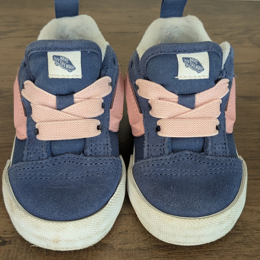 Vans : Sz 5.5 Toddler Girl : Purple And Pink Slipons